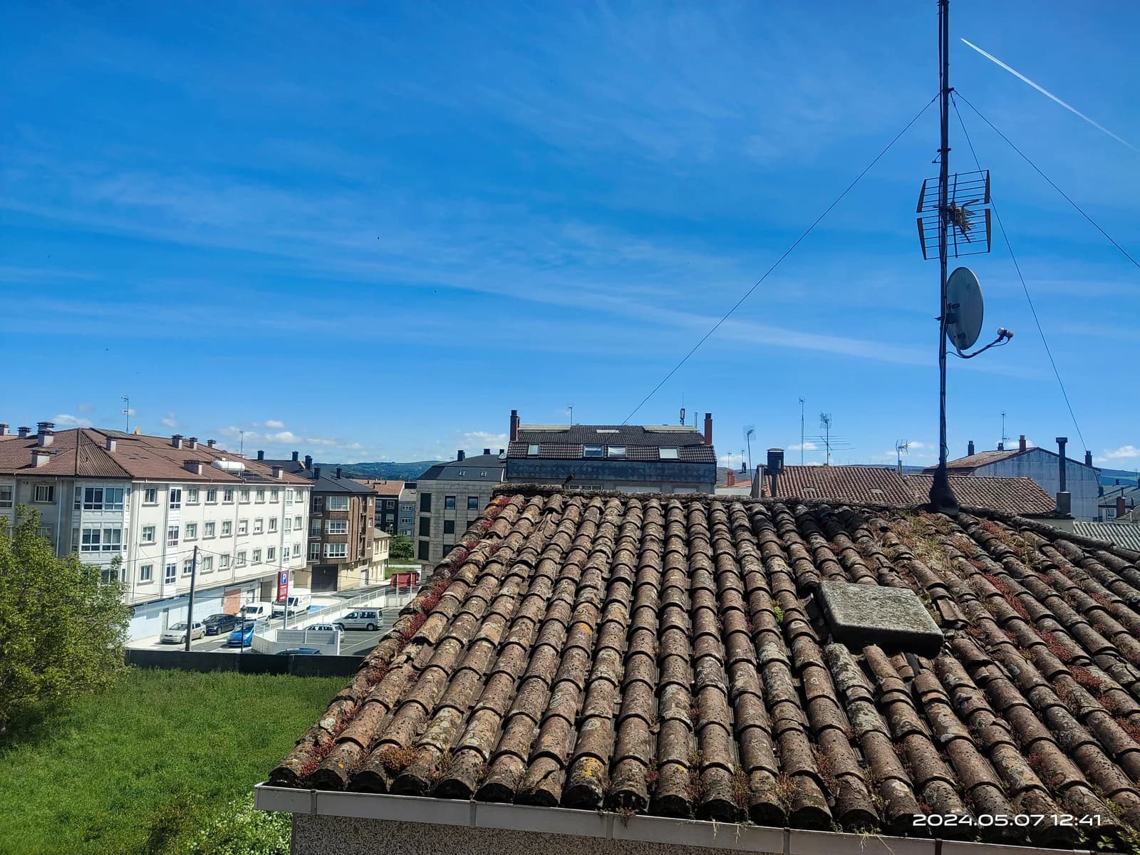 梅利德城鎮屋頂風景